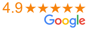 Corporate Care logo next to a 4.9-star Google rating symbol